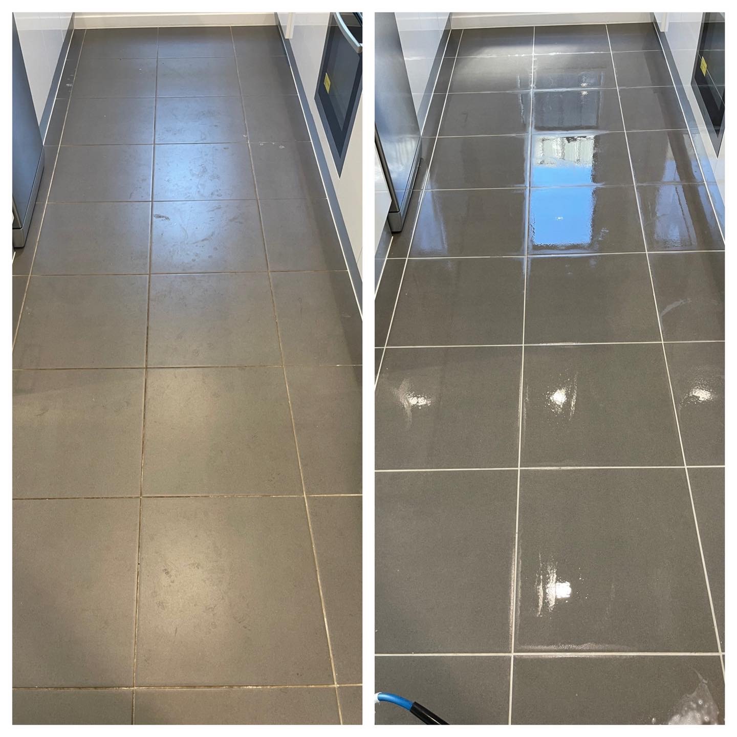 Before/after example 5 - clean tiles Hunter Valley NSW
